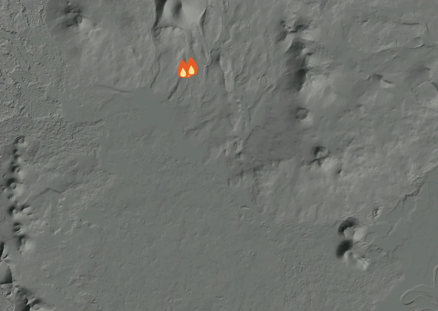 Animated map of the 0794 Fire across the whole record, with a time bar along the bottom showing energy released and the local date.